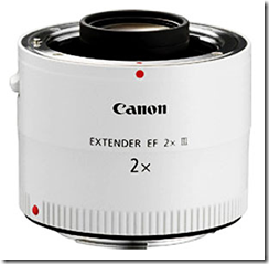 Multiplicateur de focale Canon 2x / doubleur